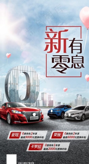 汽车金融海报图片