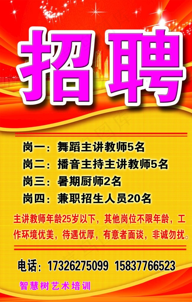招聘招工海报图片psd模版下载