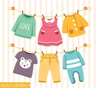 漂亮的婴儿衣服图片