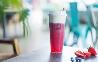 草莓水果茶图片