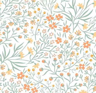 植物花卉四方连续矢量图下载图片 植物花卉四方连续矢量图下载图片