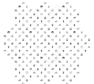 甜品糕点底纹图片