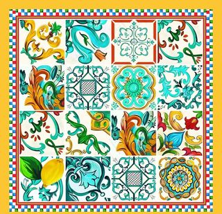 大牌 方巾 丝巾 数码印花 豹图片