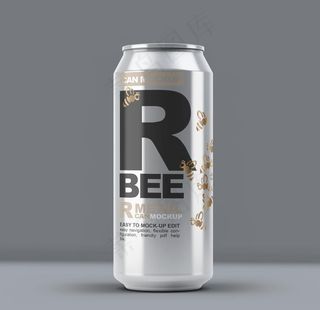 易拉罐效果图样机图片