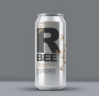 易拉罐效果图样机图片