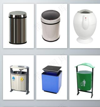 智能垃圾桶PNG免抠素材图片