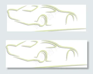 汽车 玩具车  线条图 矢量图图片