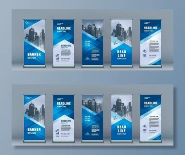 易拉宝设计图片