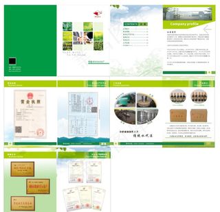 绿色画册图片
