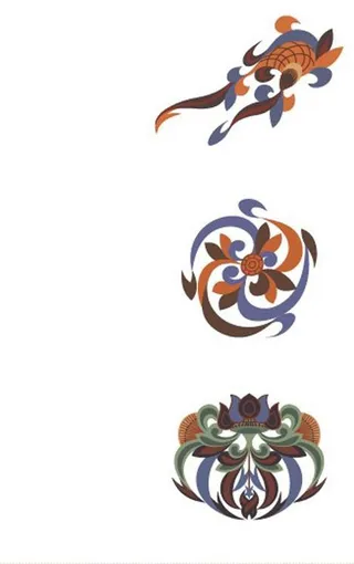 飘逸矢量花纹底纹图片