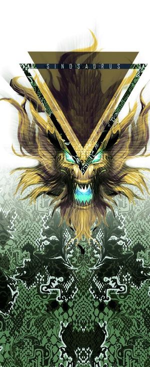 蛇纹男装欧式花图片