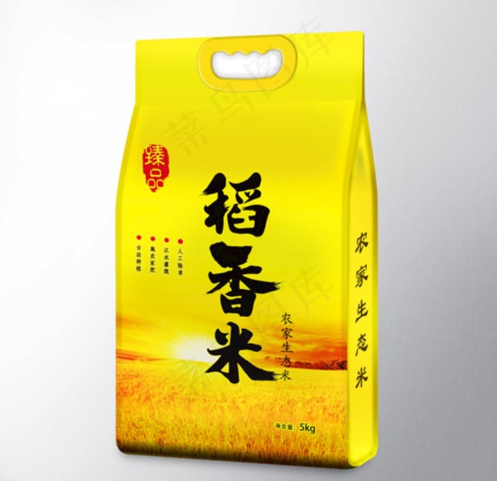 大米袋效果图图片