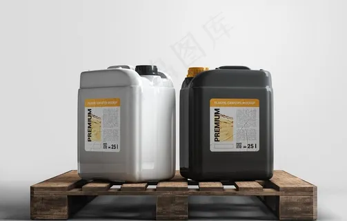 油桶样机效果图图片