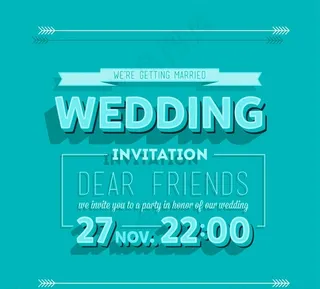 婚礼邀请海报图片