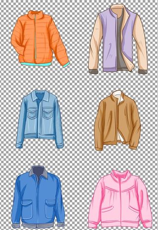 卡通手绘夹克外套图片