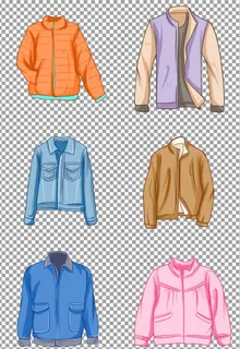 卡通手绘夹克外套图片 卡通手绘夹克外套图片