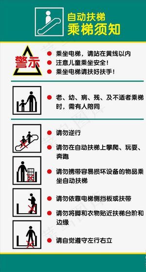 乘梯须知图片