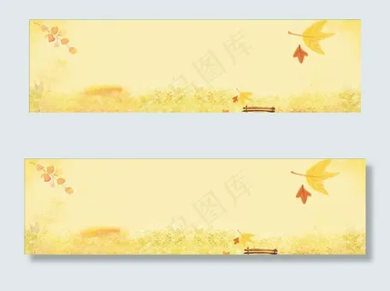 秋天黄色背景图片