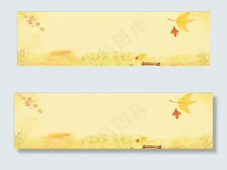 秋天黄色背景图片