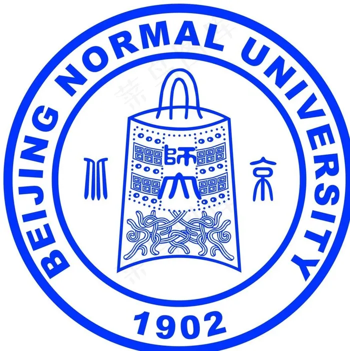 北京师范大学图片ai矢量模版下载