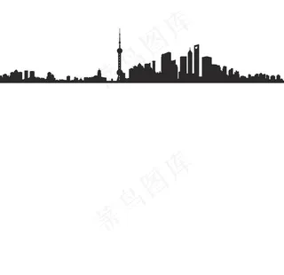 地标建筑 中国 地标剪影 上海图片