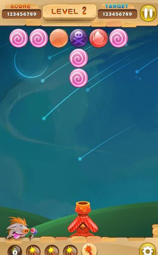 泡泡龙游戏界面图片