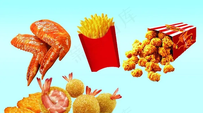 劲爆鸡米花图片