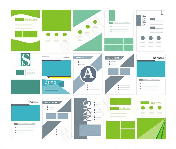 海报画册模板图片