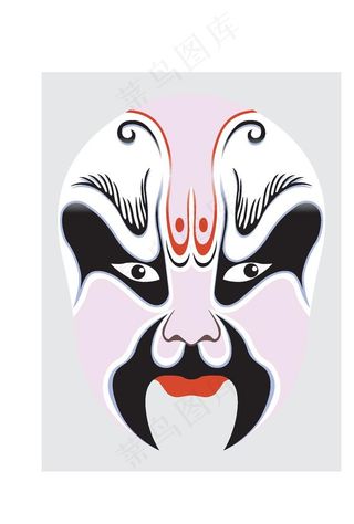 中国风传统京剧脸谱图片