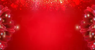 红色花背景图片