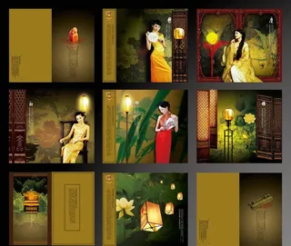 古典风格画册（超精细分层）图片