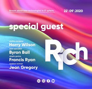 赛博朋克潮流风格品牌线上海报图片