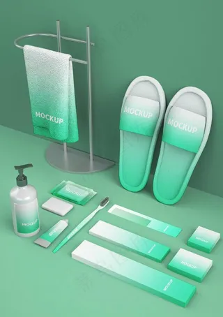 洗漱用品样机图片
