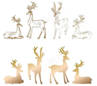 梅花鹿 各种鹿图片