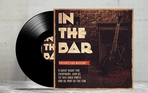 唱片包装样机设计图片