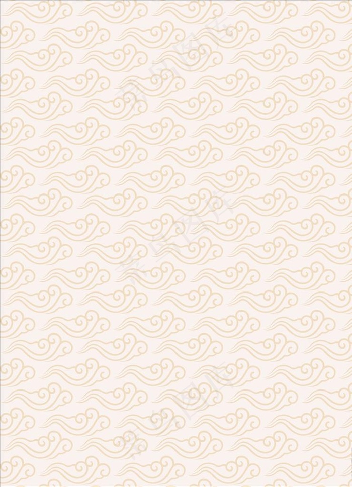 简约祥云底纹背景图片