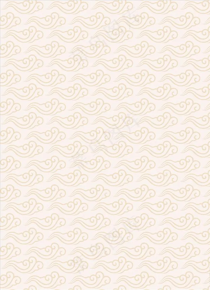 简约祥云底纹背景图片