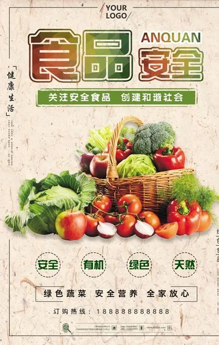 食品安全展板图片