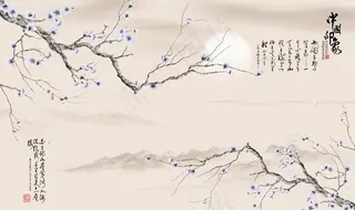 中国印象花鸟图图片