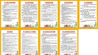 幼儿园制度图片