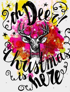 圣诞麋鹿图片