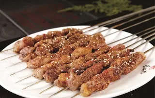 烤羊肉串图片