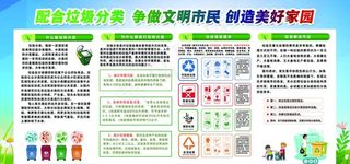 绿色环保板报图片