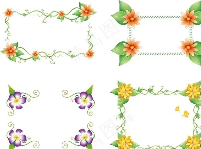 边框图片ai矢量模版下载