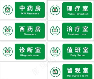 医院卫生所门牌科室牌图片