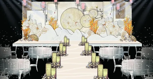 中国风婚礼效果图图片