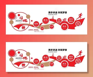 企业文化墙图片
