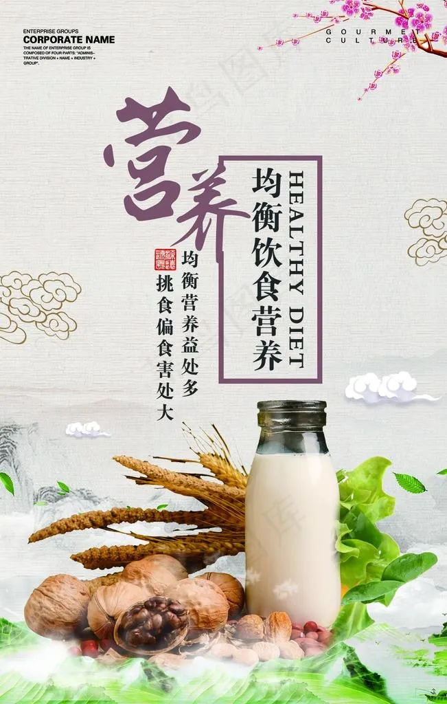 营养图片(1772X2657(DPI:150))psd模版下载