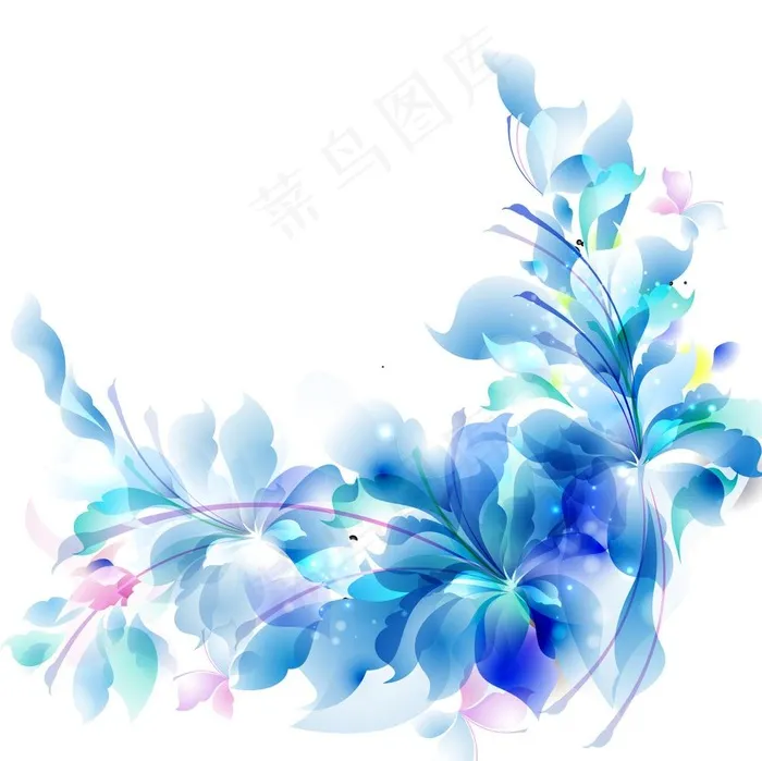 花朵图片ai矢量模版下载