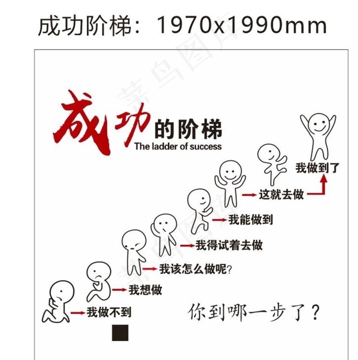 成功的阶梯图片cdr矢量模版下载